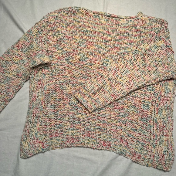 GeeGee. Multicolored boutique knitted sweater. - Picture 3 of 4